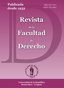 Carátula de la Revista de la Facultad de Derecho