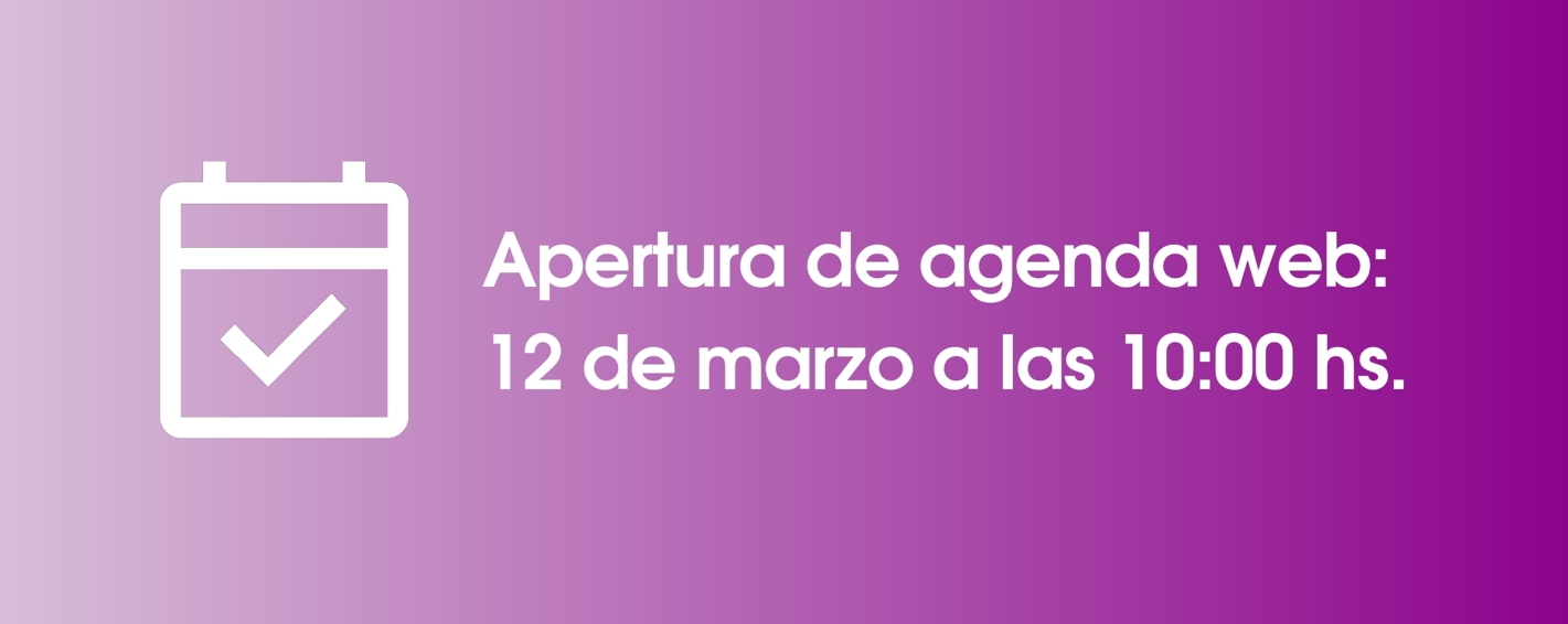 Apertura de Agenda web