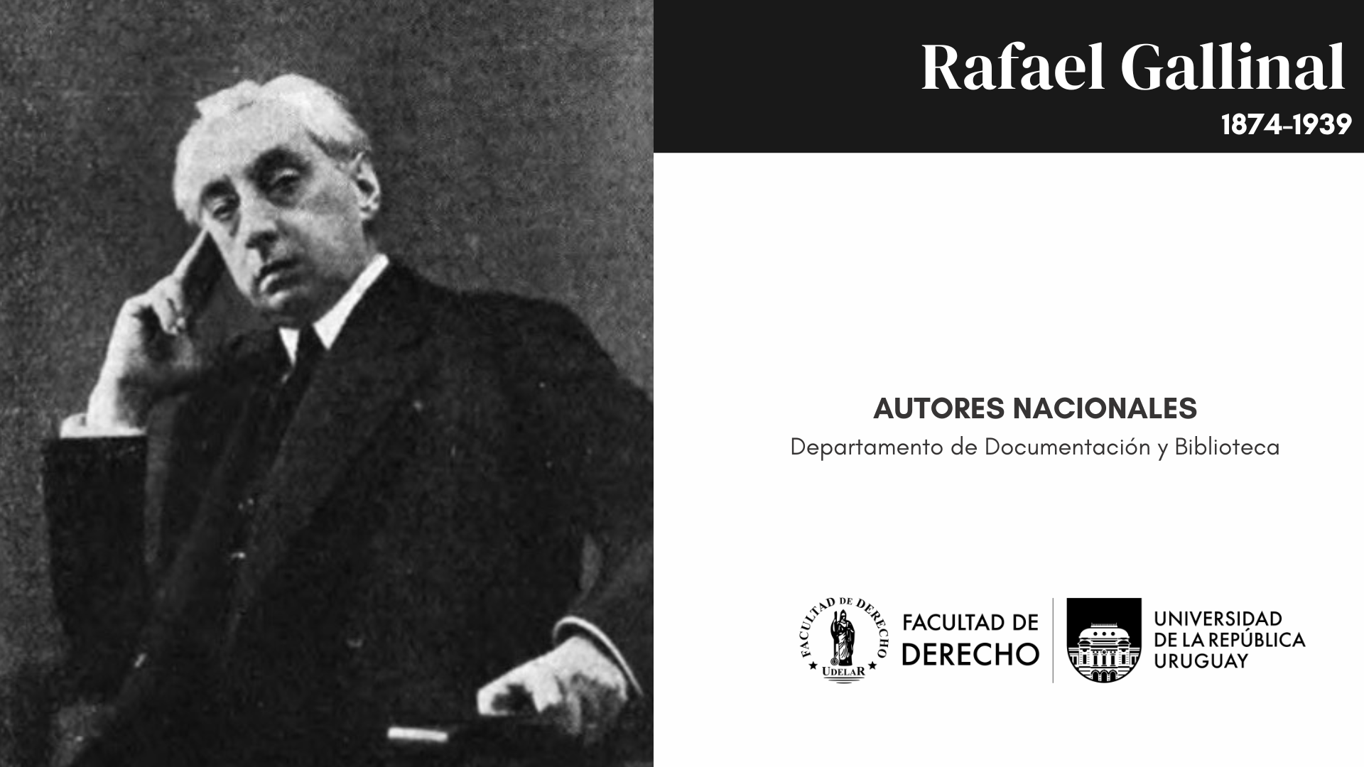 AUTORES NACIONALES - RAFAEL GALLINAL