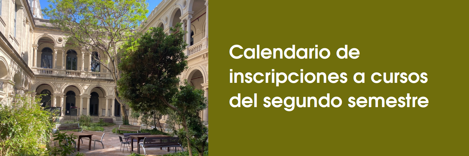Calendario de cursos