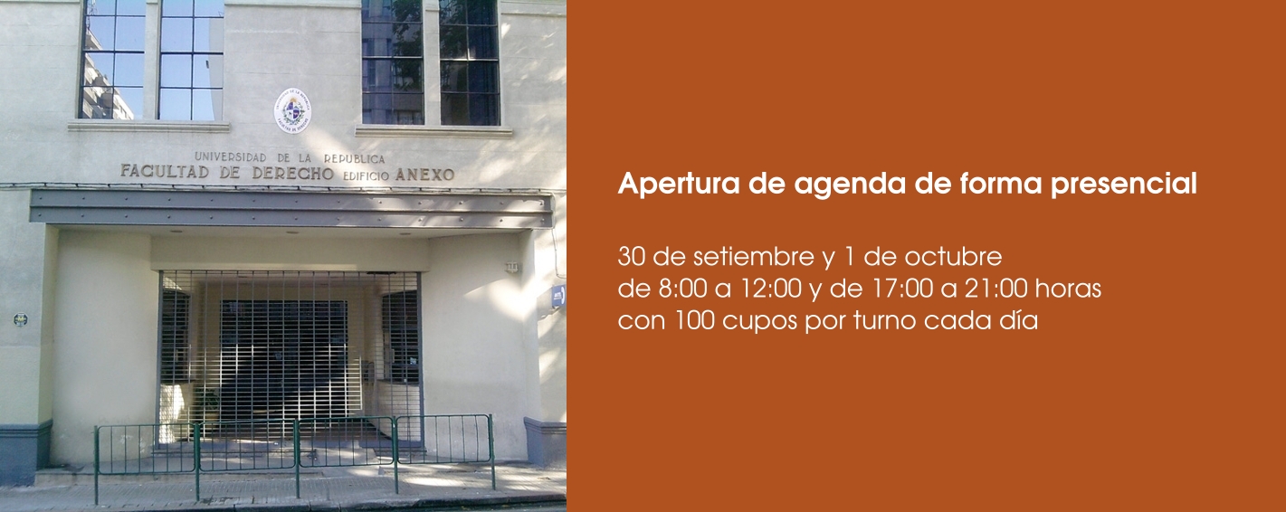 Apertura de agenda presencial