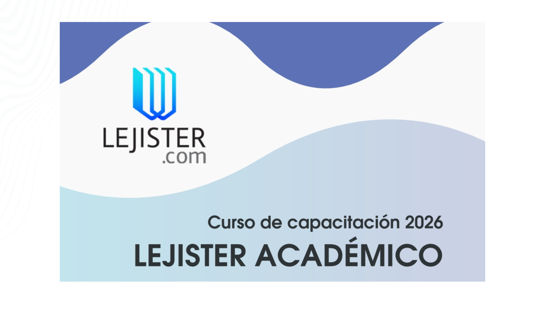 CURSO LEJISTER 2026