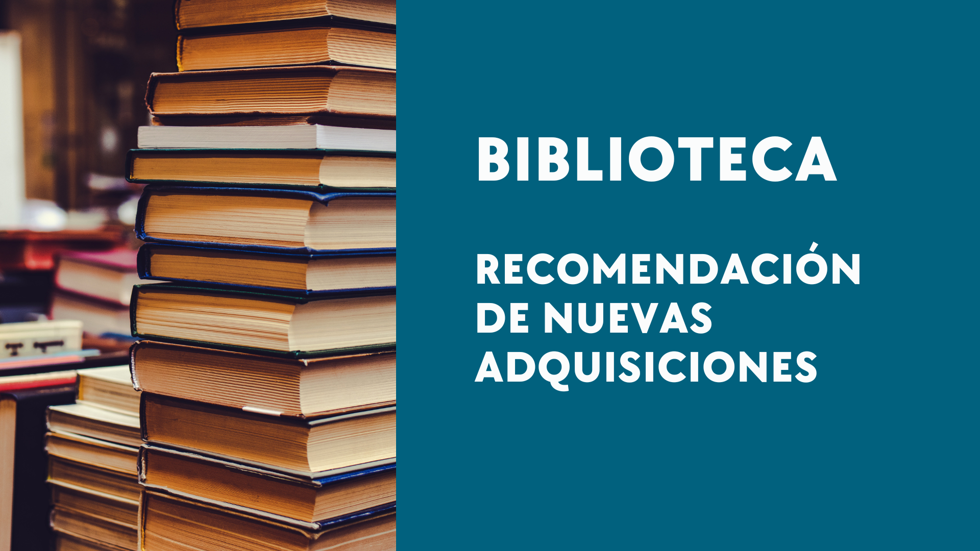 RECOMENDACIÓN DE ADQUISICIONES