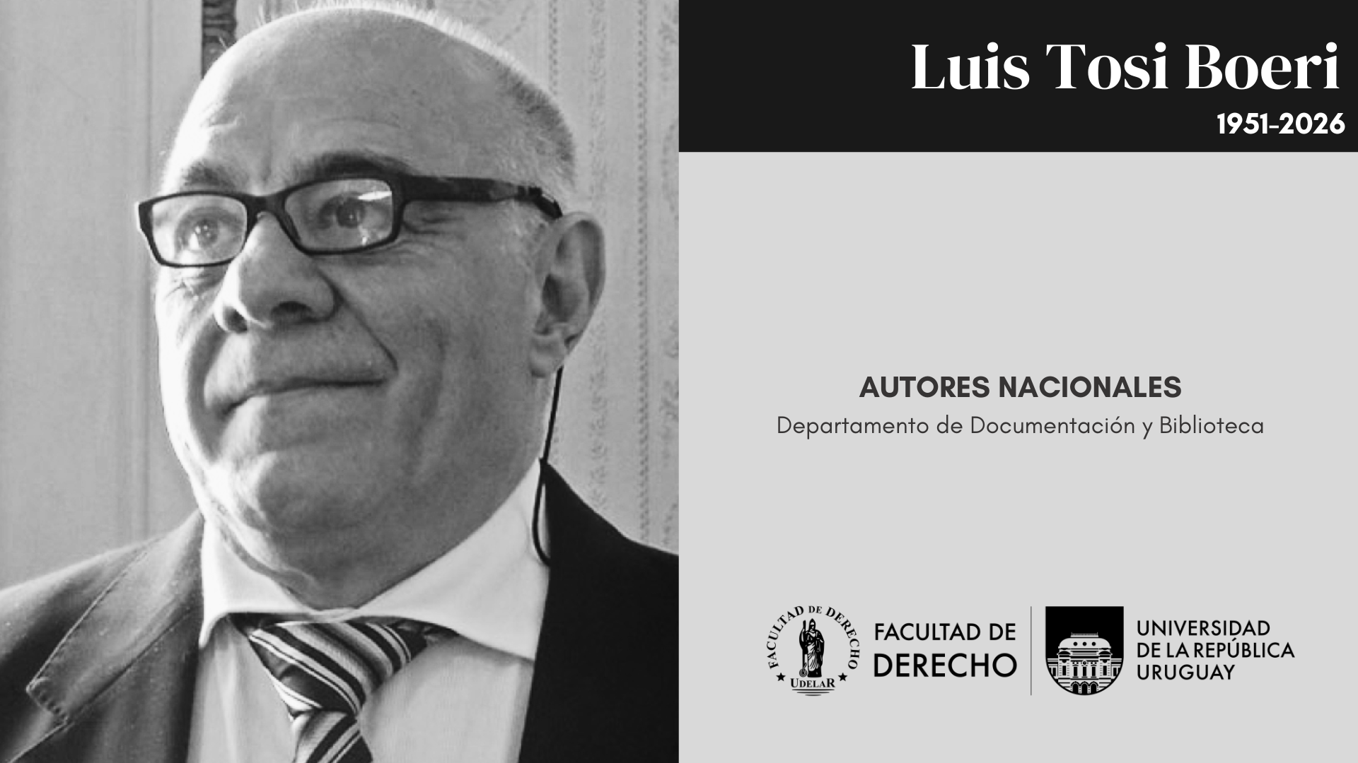 AUTORES NACIONALES - LUIS TOSI BOERI