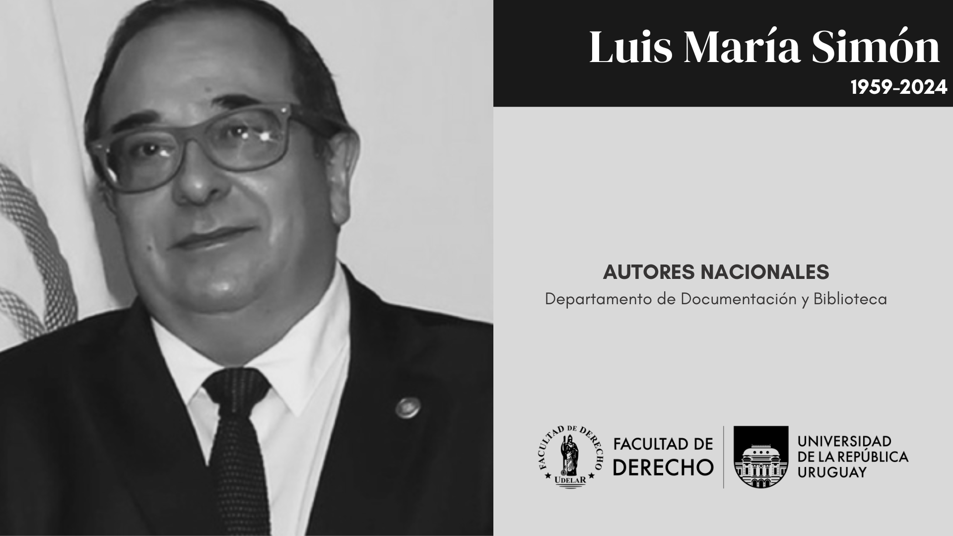 AUTORES NACIONALES - LUIS MARÍA SIMÓN