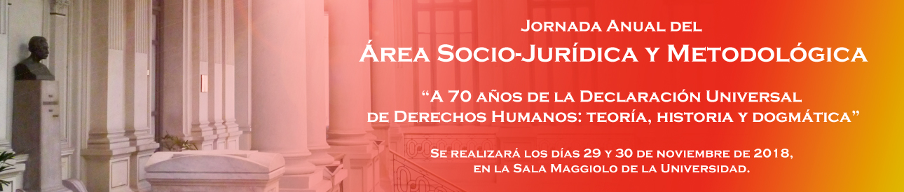 Jornada Anual del Área Socio-Jurídica y Metodológica