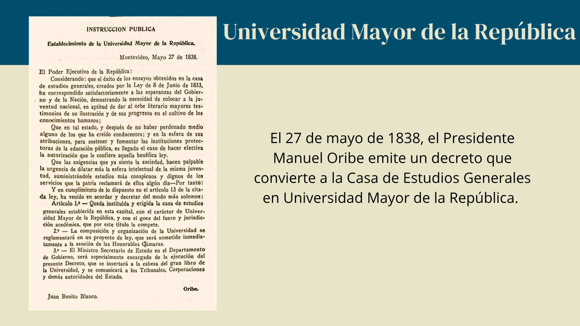 177 AÑOS DE LA UNIVERSIDAD