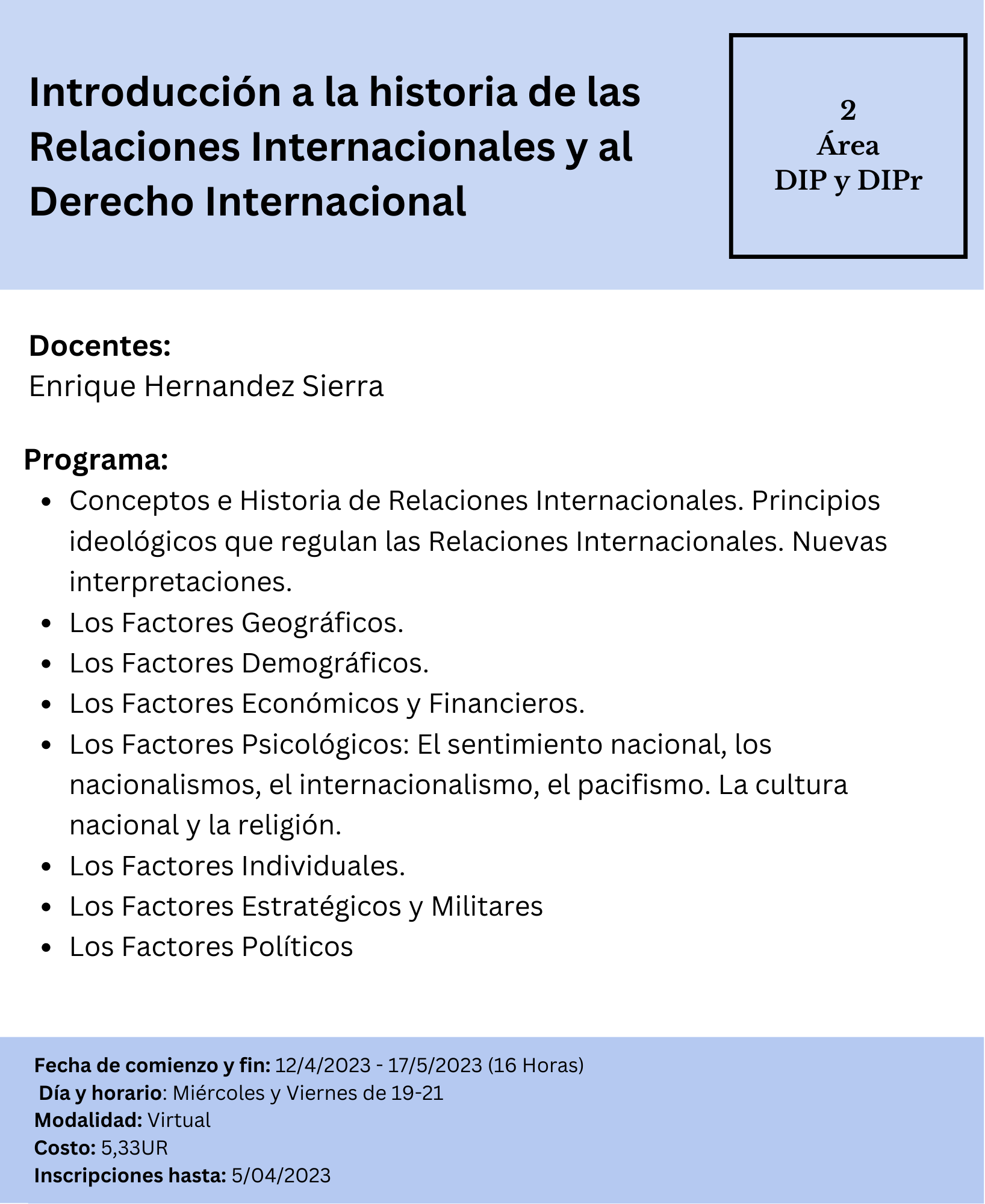 Intro a las RRII y Der inter