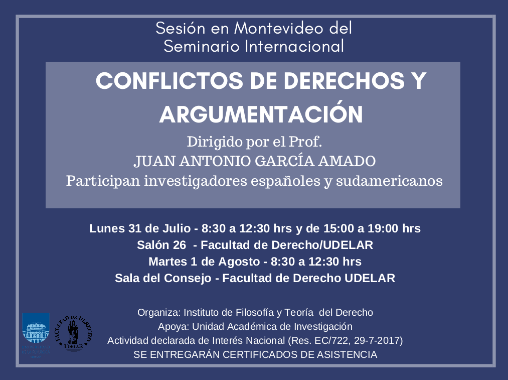 Conflictos de Derechos y Argumentación