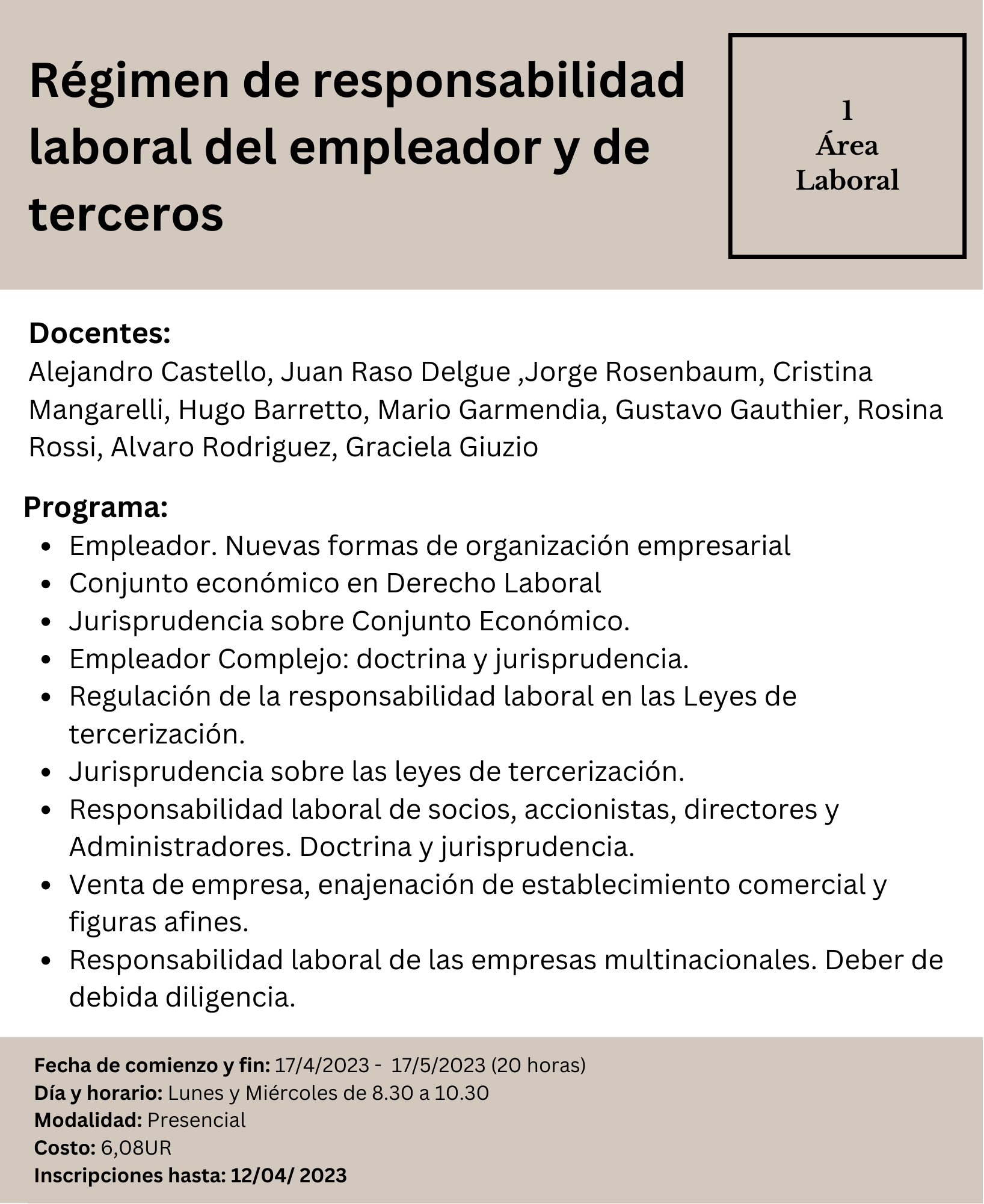regimen empleador