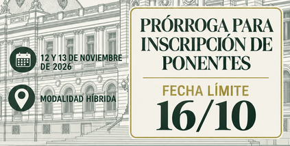 aviso prórroga de ponentes