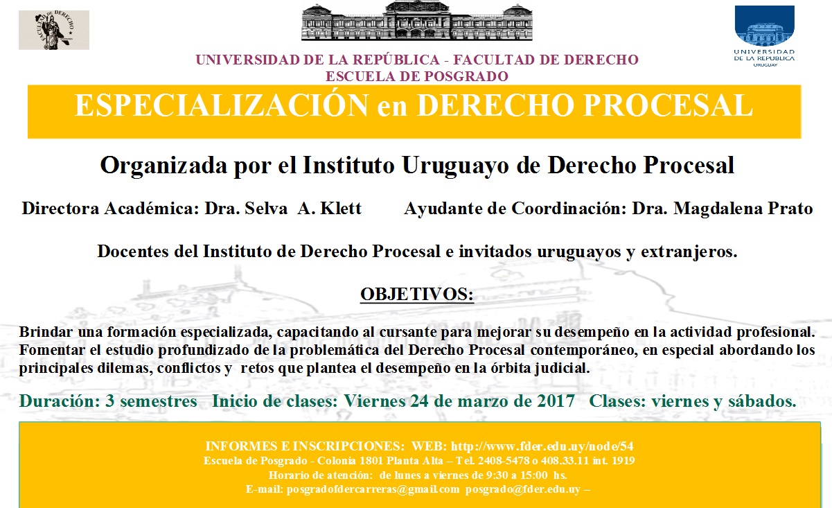 Procesal 2017 Afiche