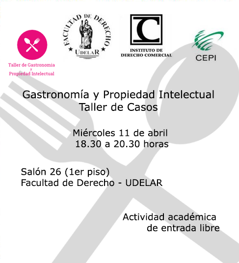 Taller sobre gastronomía y propiedad intelectual