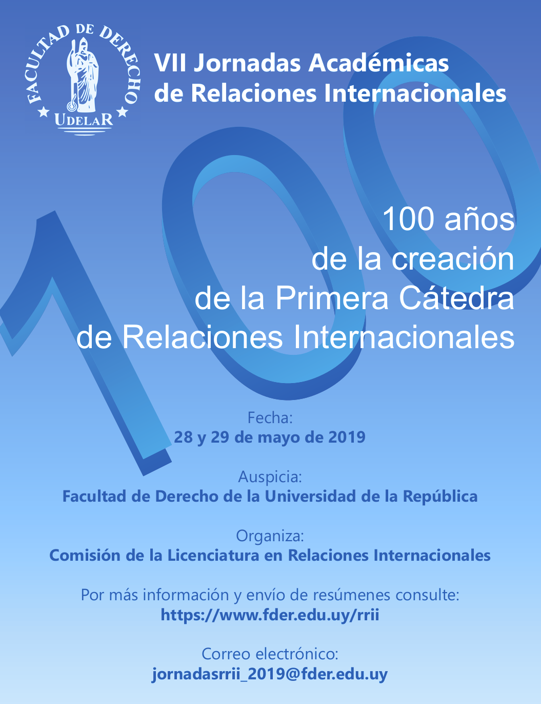 Afiche VII Jornadas académicas RRII