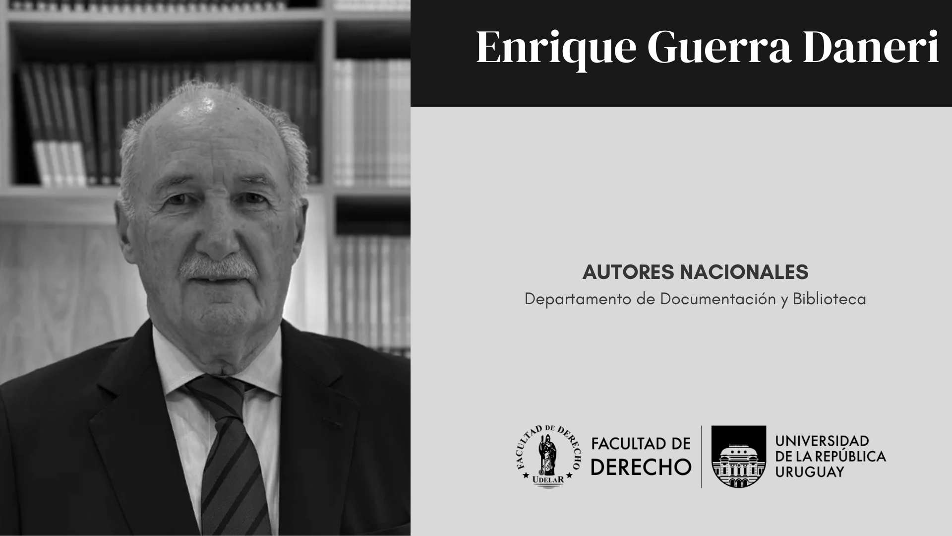 AUTORES NACIONALES - ENRIQUE GUERRA DANERI