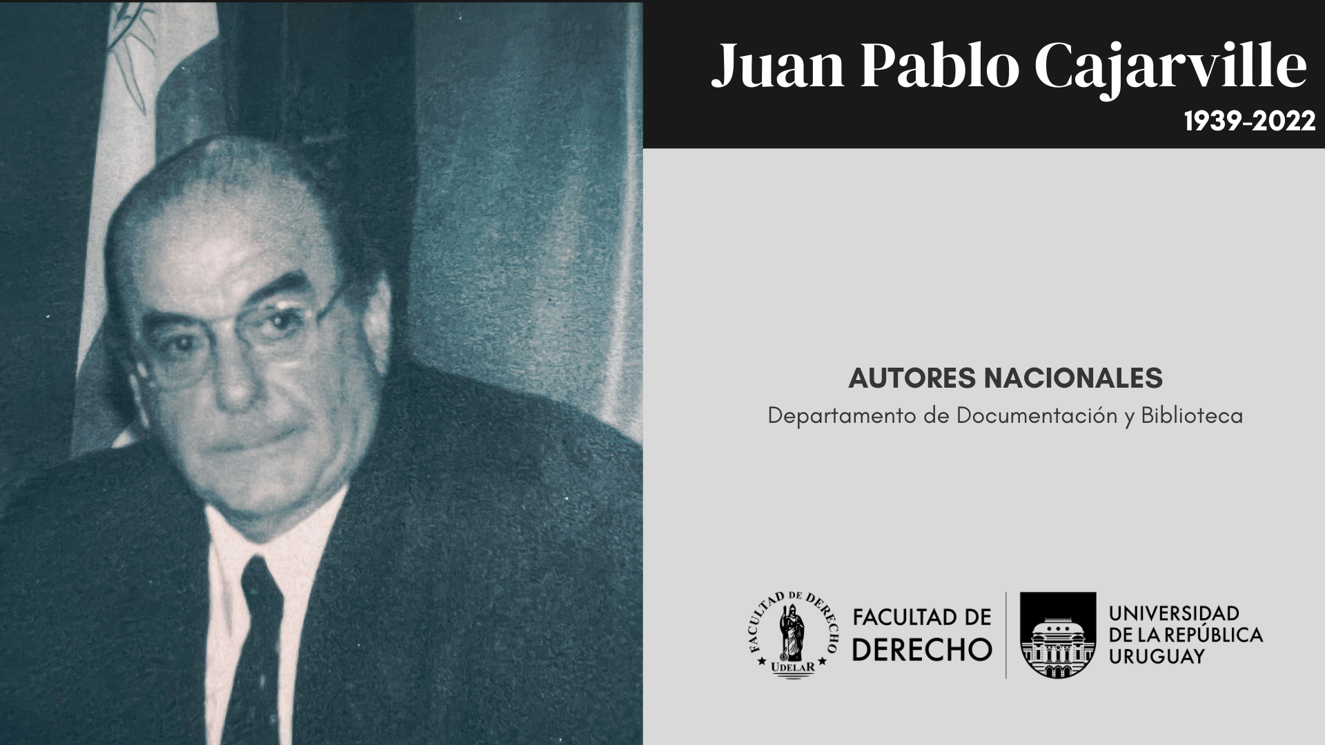 AUTORES NACIONALES - JUAN PABLO CAJARVILLE