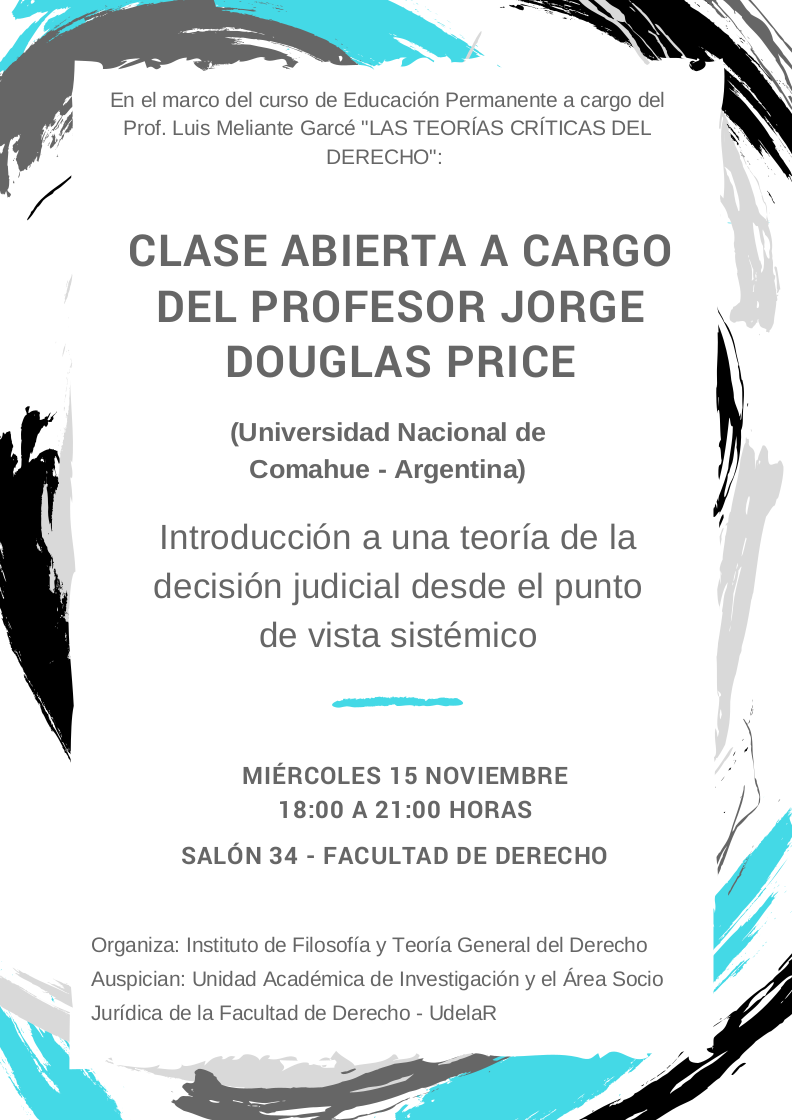 Clase abierta a cargo del Profesor Jorge Douglas Price