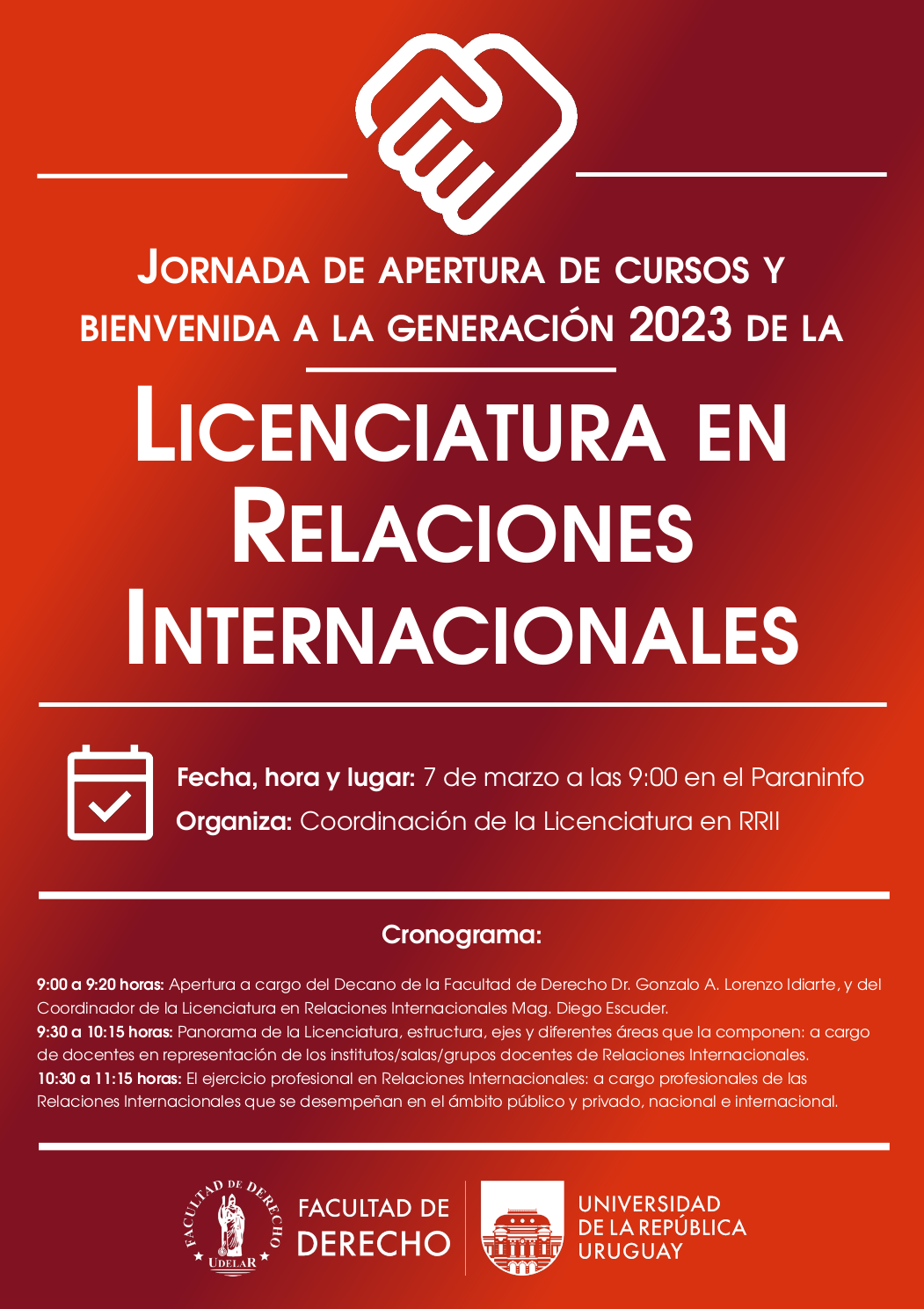 Afiche Jornada bienvenida gen 2023 RRII