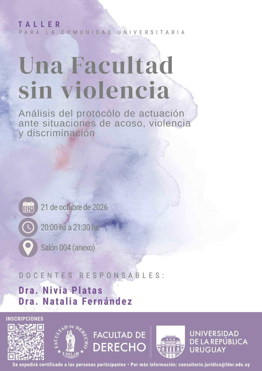 Una Facultad sin violencia
