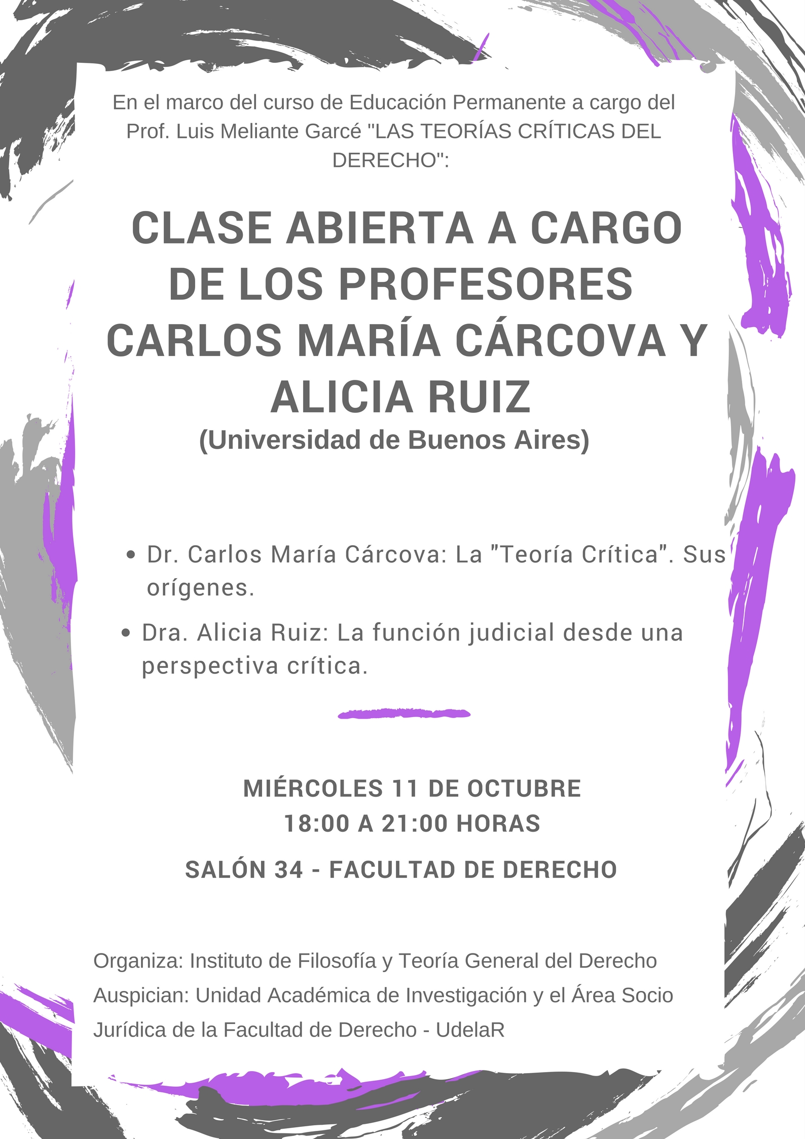 Clase Cárcova y Alicia Ruíz