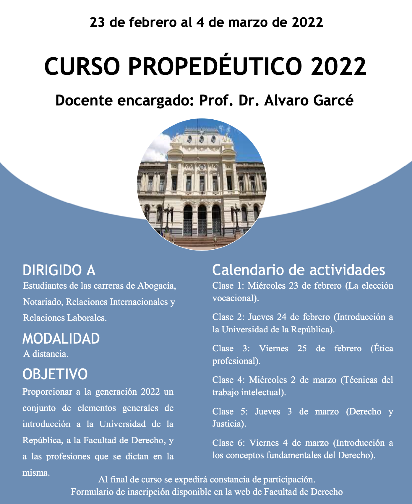 Curso Propedéutico 2022