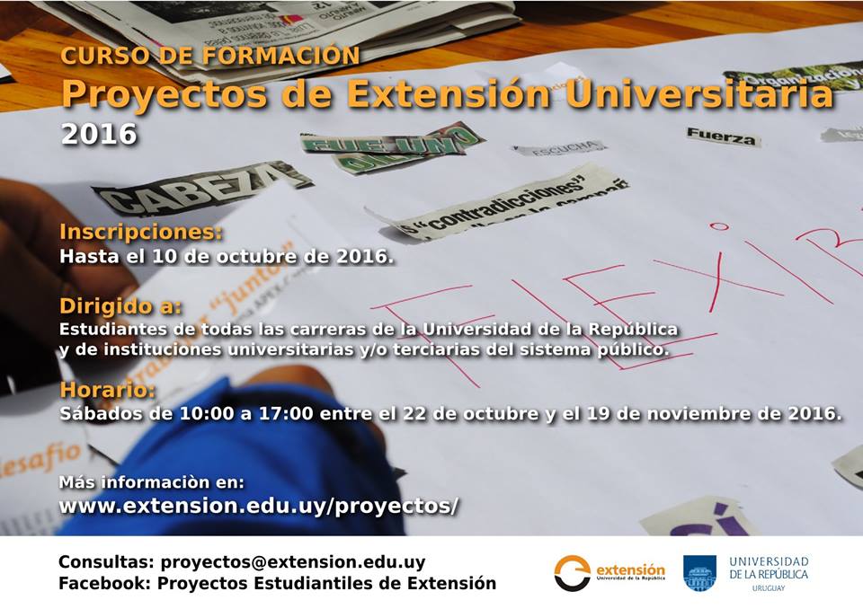 Cursos de Proyectos de Extensión