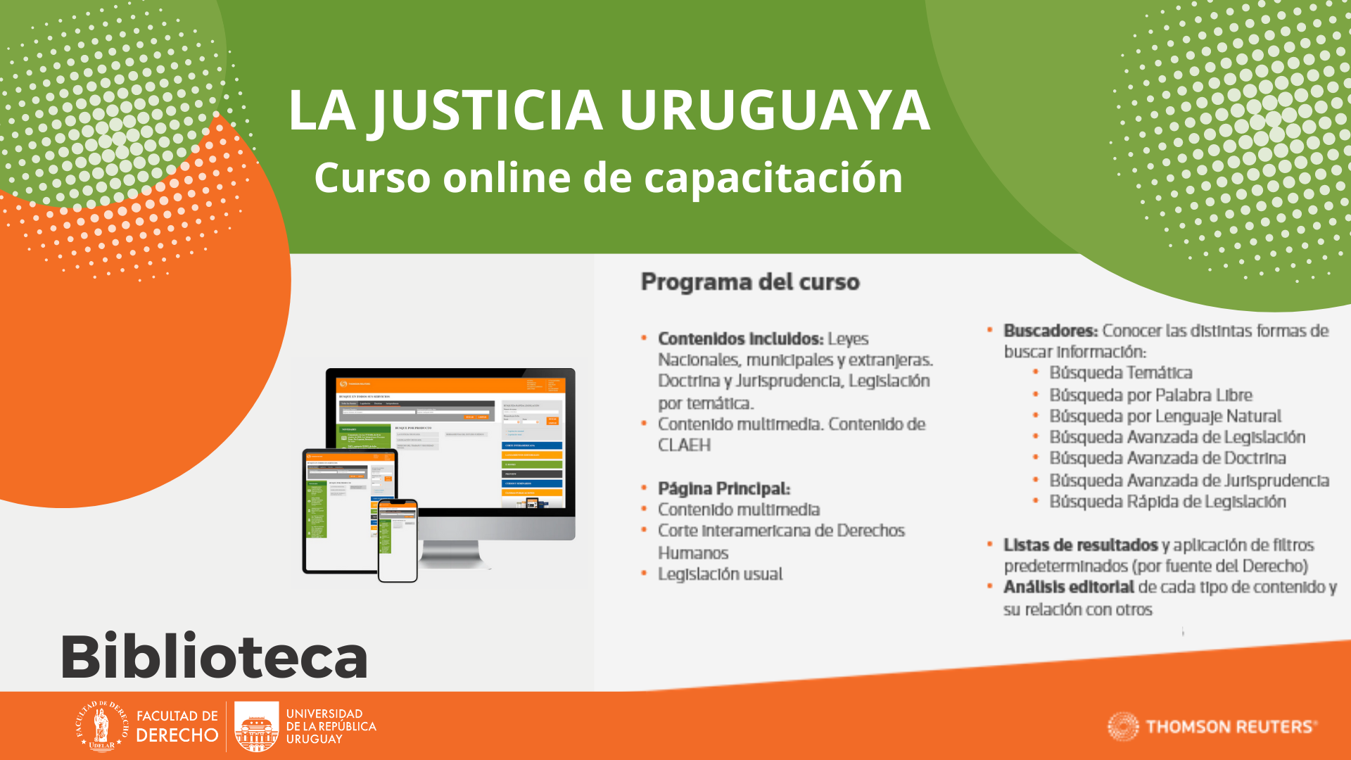 LA JUSTICIA URUGUAYA - CAPACITACIÓN