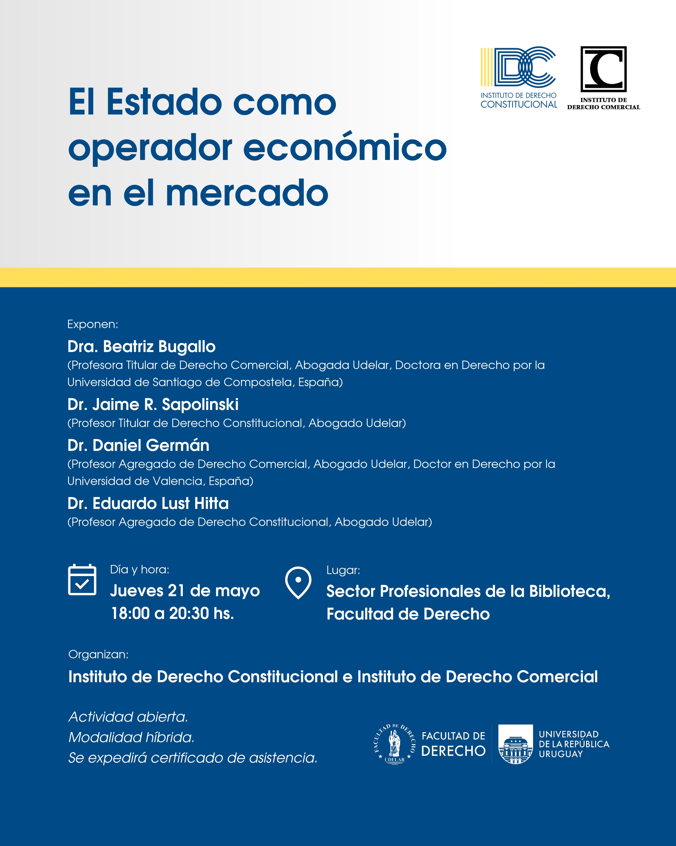afiche de la actividad