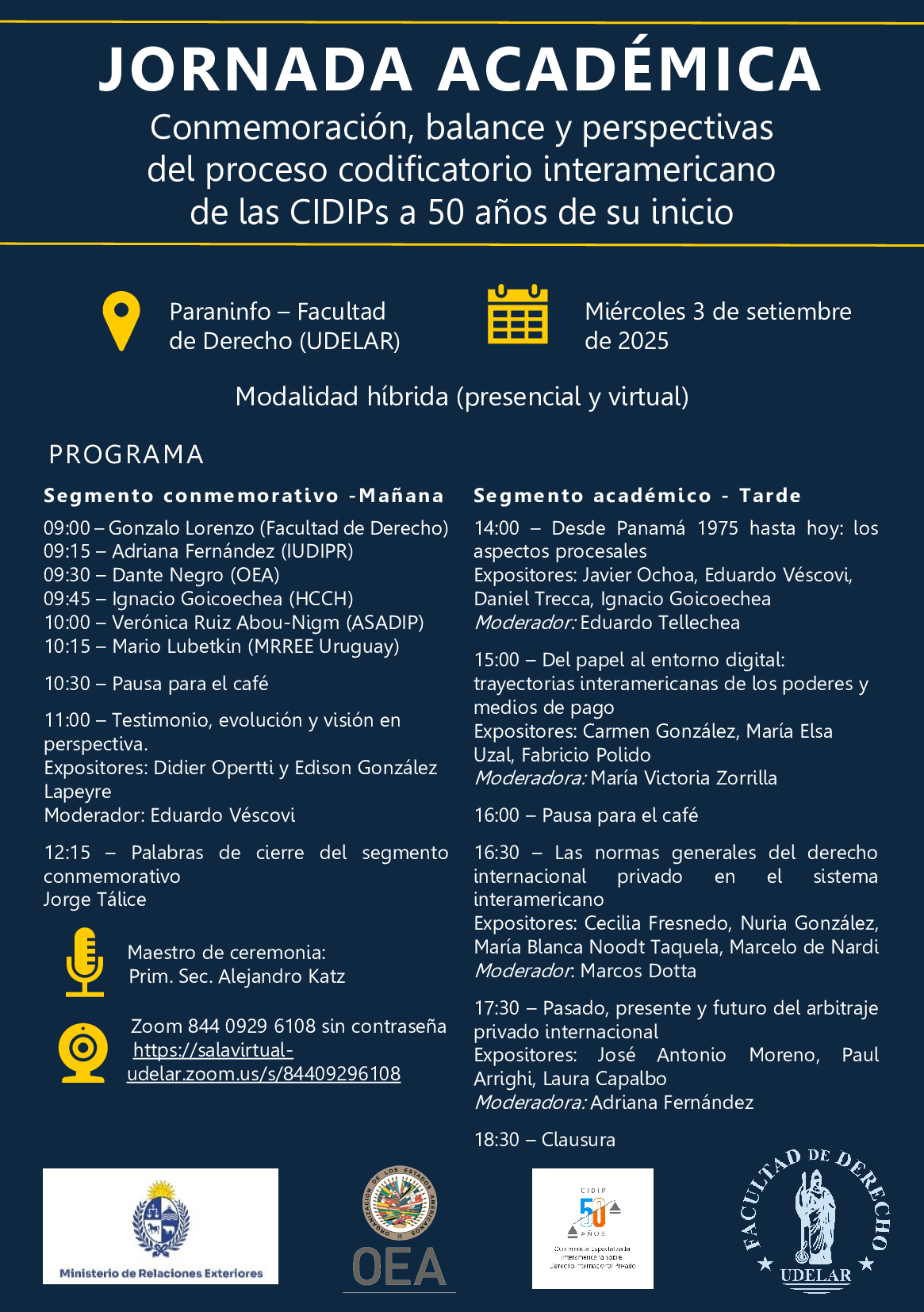 afiche y programa