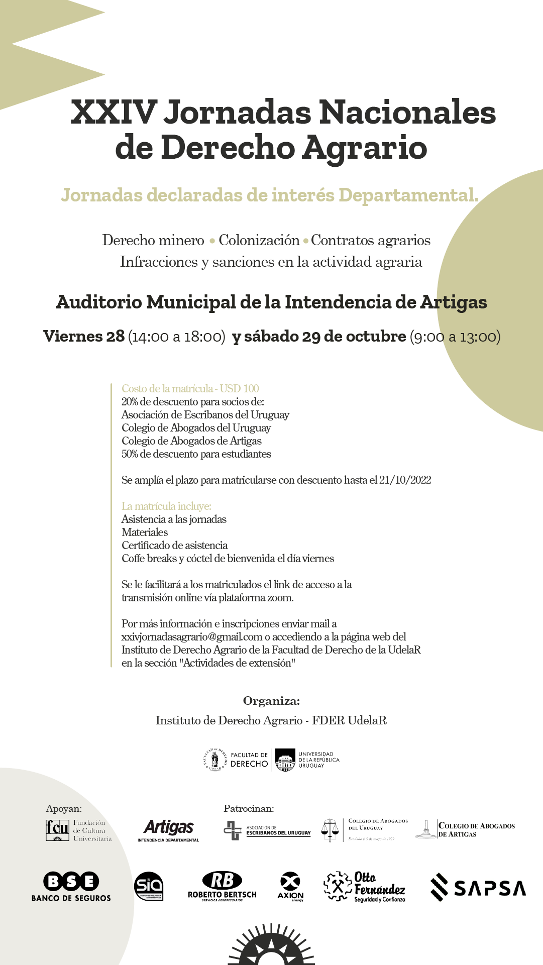 Jornadas Derecho Agrario