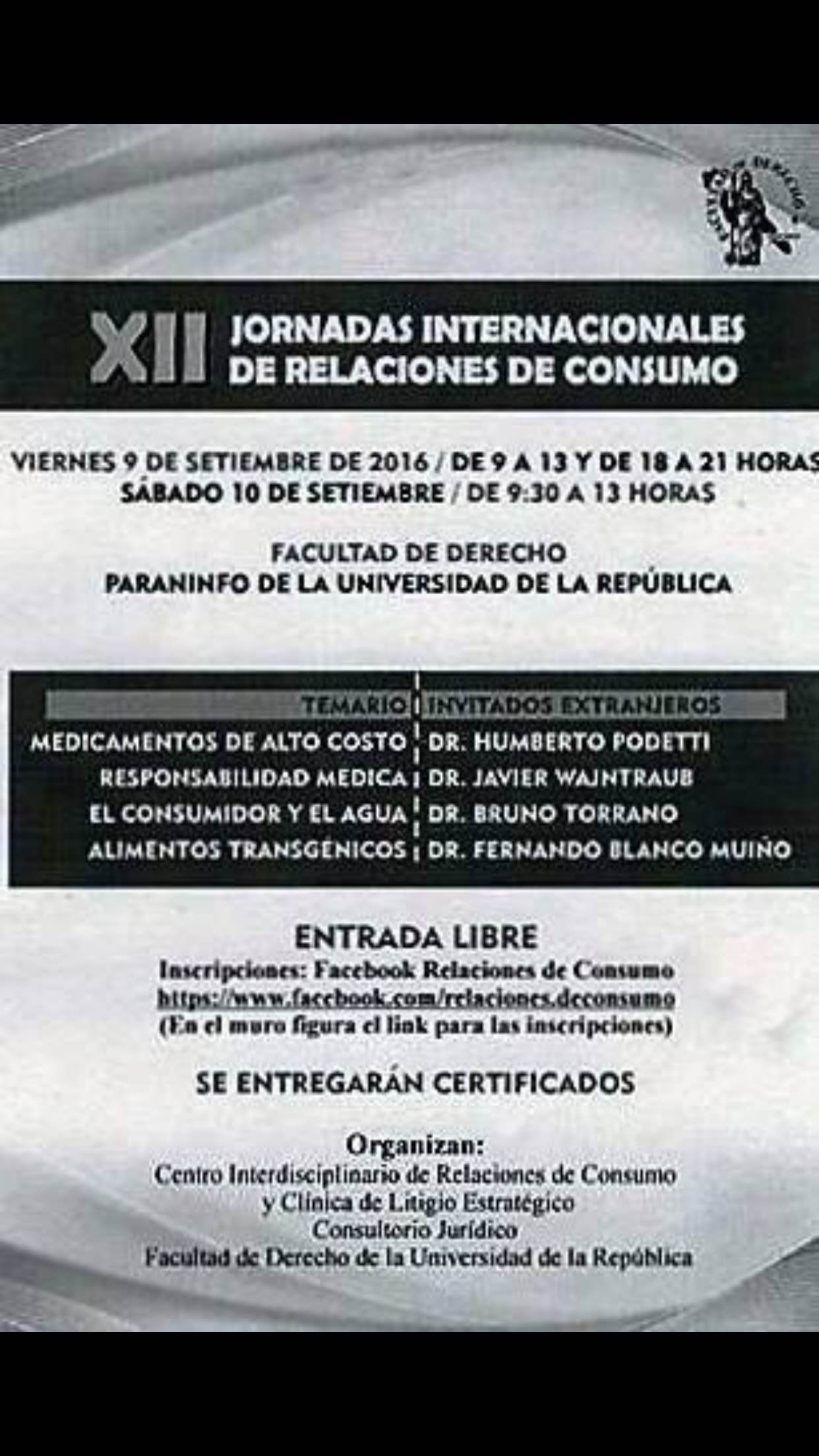 Jornadas Relaciones de Consumo