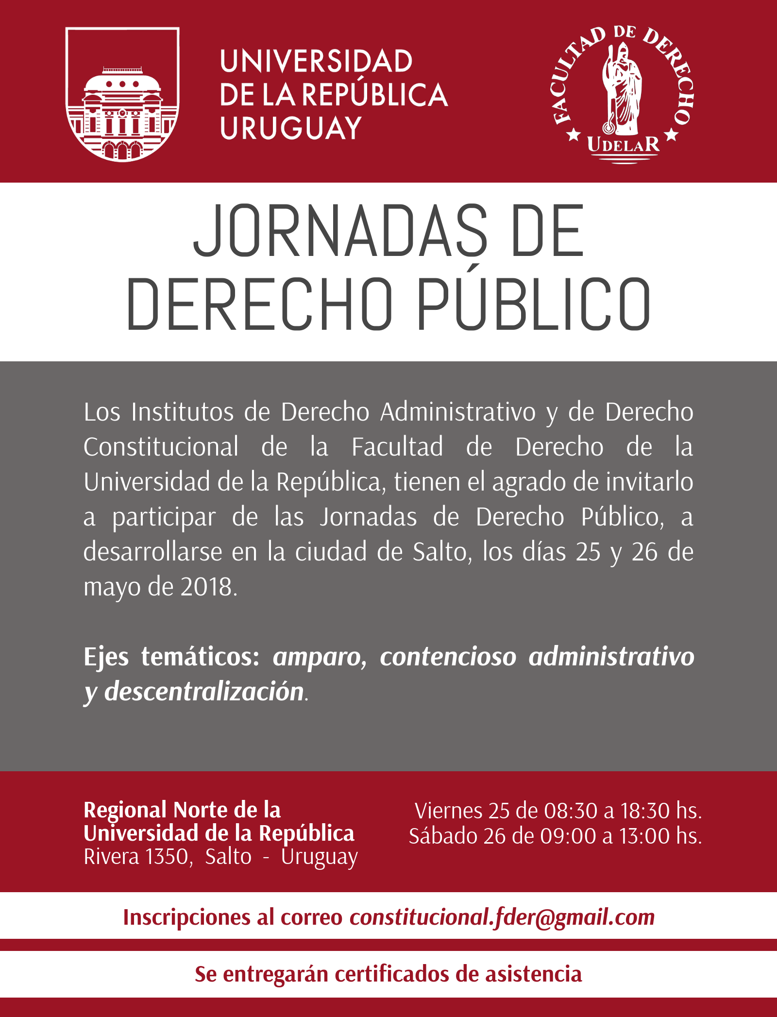 Jornadas de Derecho Público en Salto