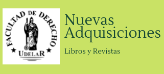 Boletín Nuevas Adquisiciones