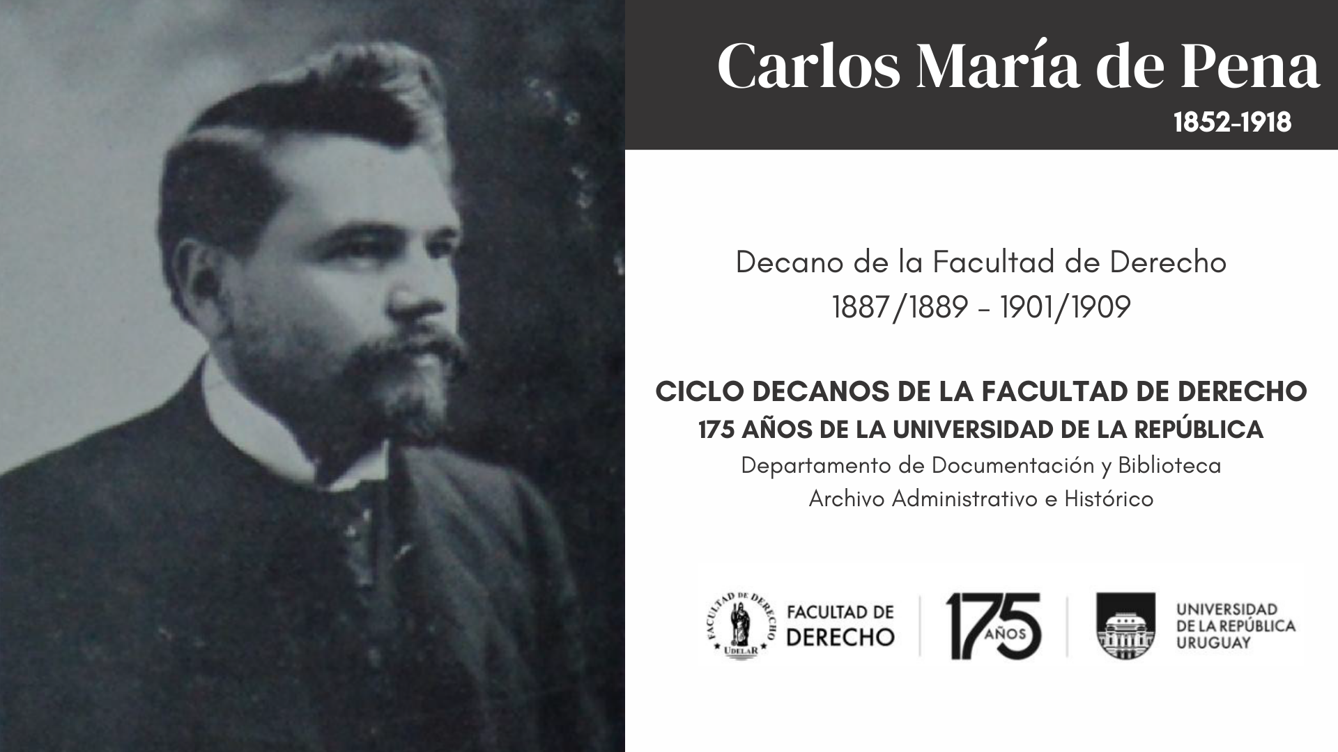 CICLO DECANOS - CARLOS MARÍA DE PENA