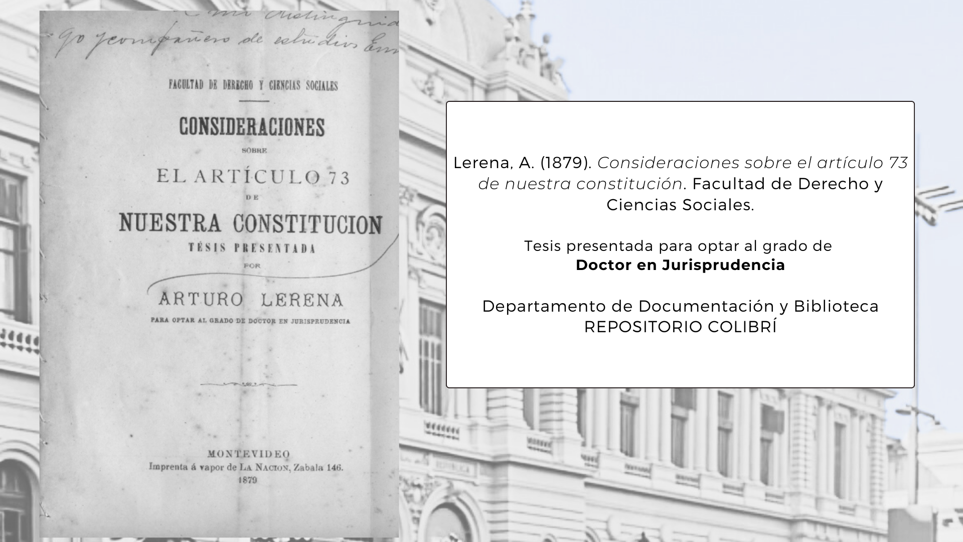 TESIS HISTORICA