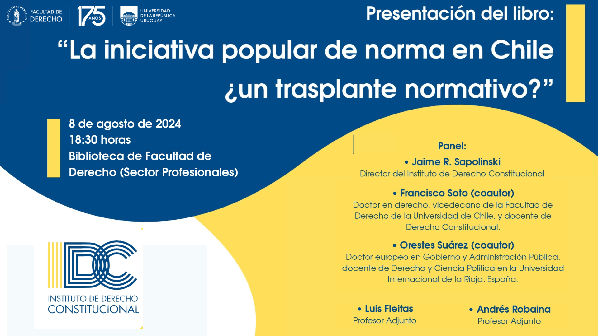 PRESENTACIÓN DE LIBRO - IDC