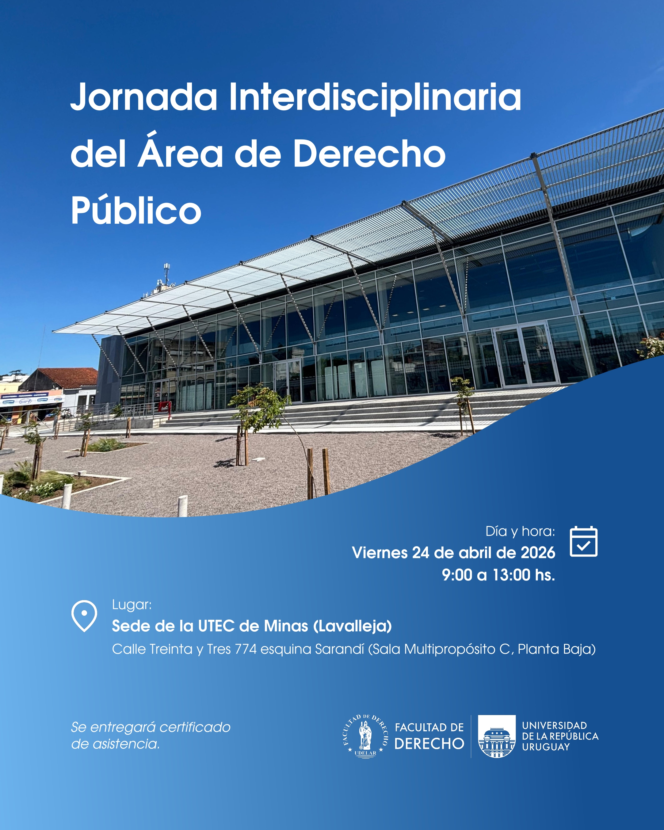 afiche actividad del 24 d eabril en Minas