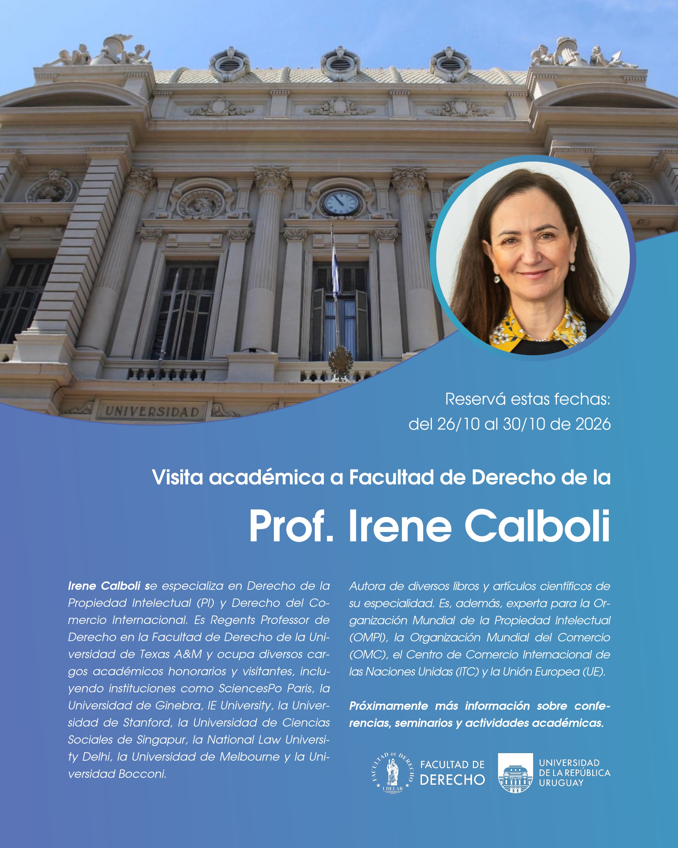 aviso de visita de prof Calboli