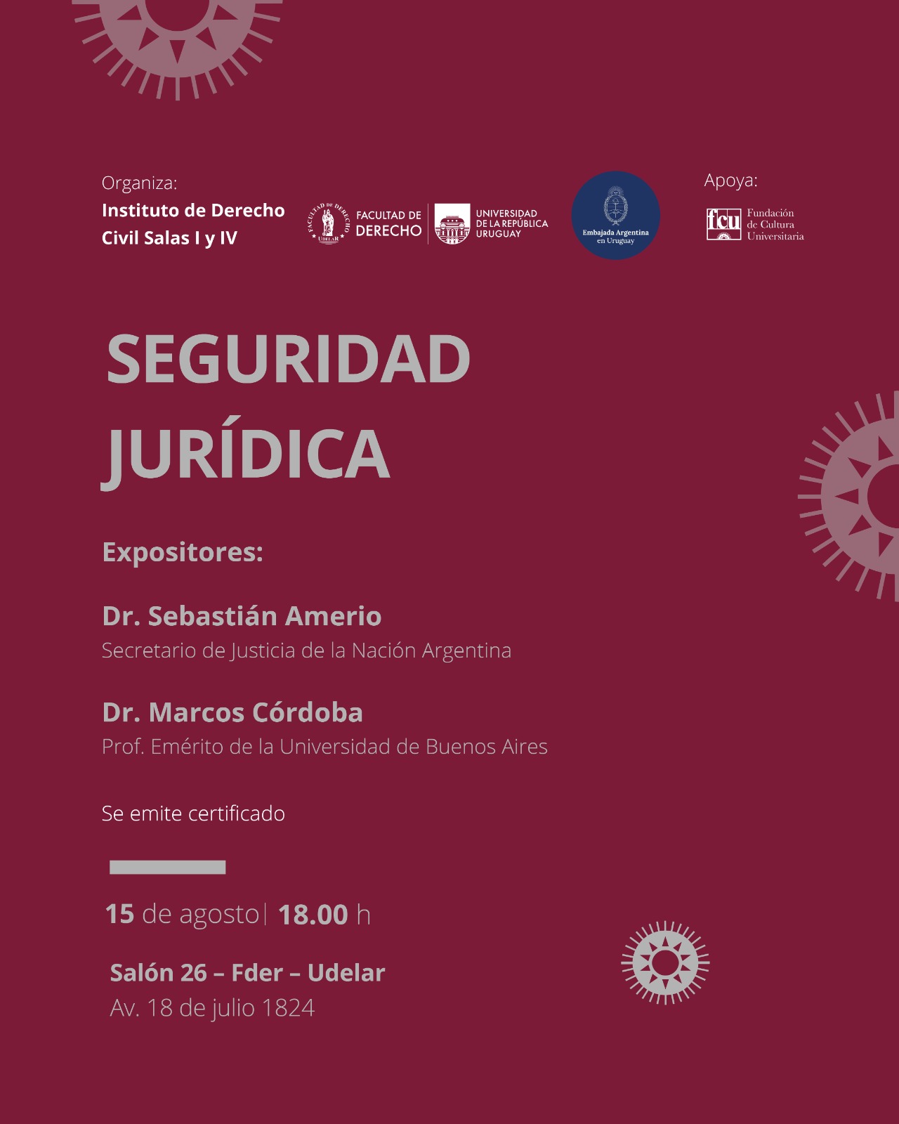 afiche seguridad jurídica
