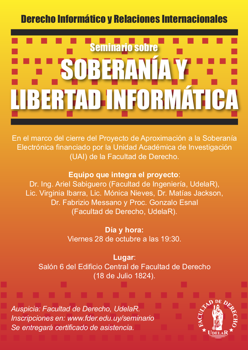 Seminario sobre Soberanía y Libertad Informática