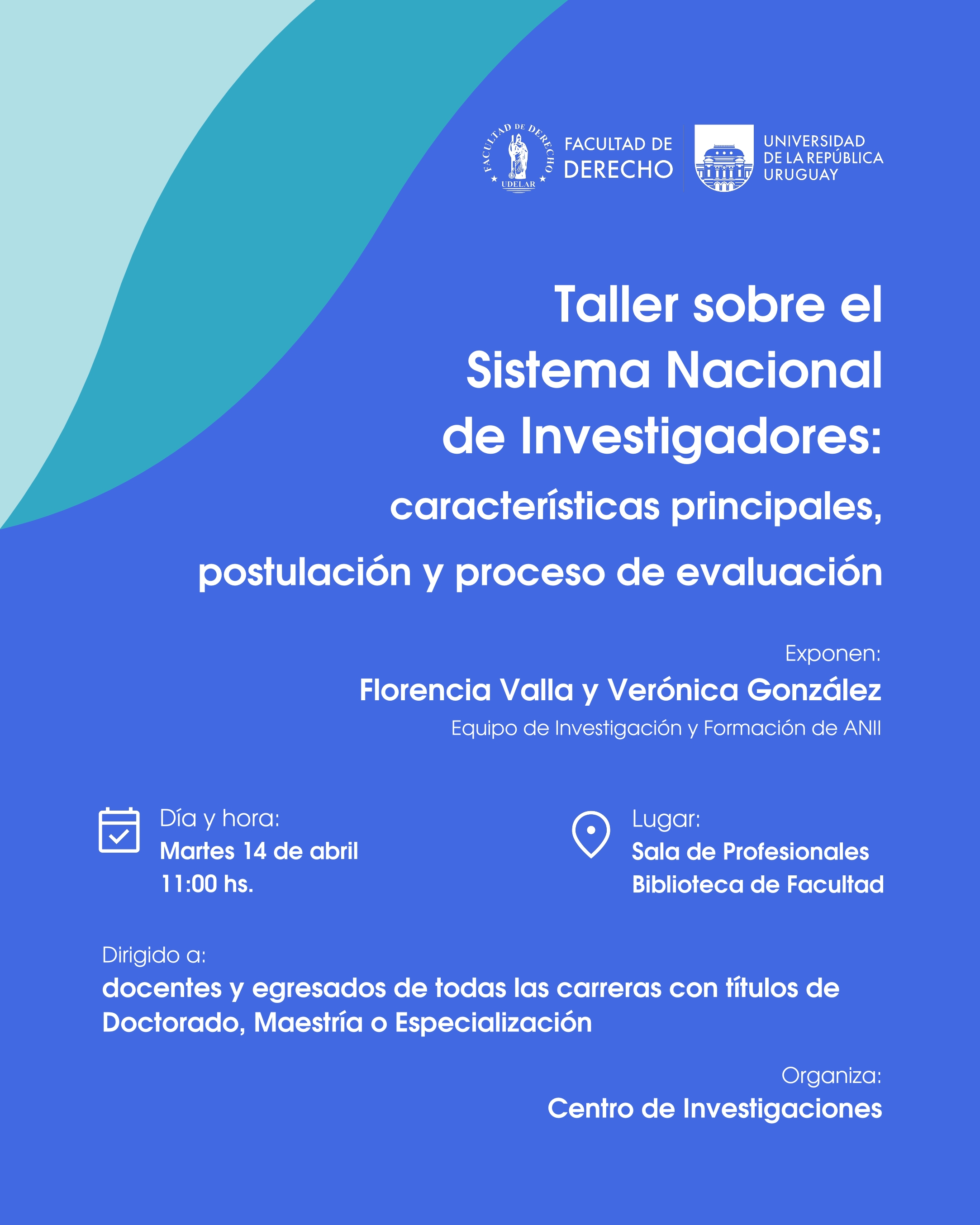 afiche de la actividad