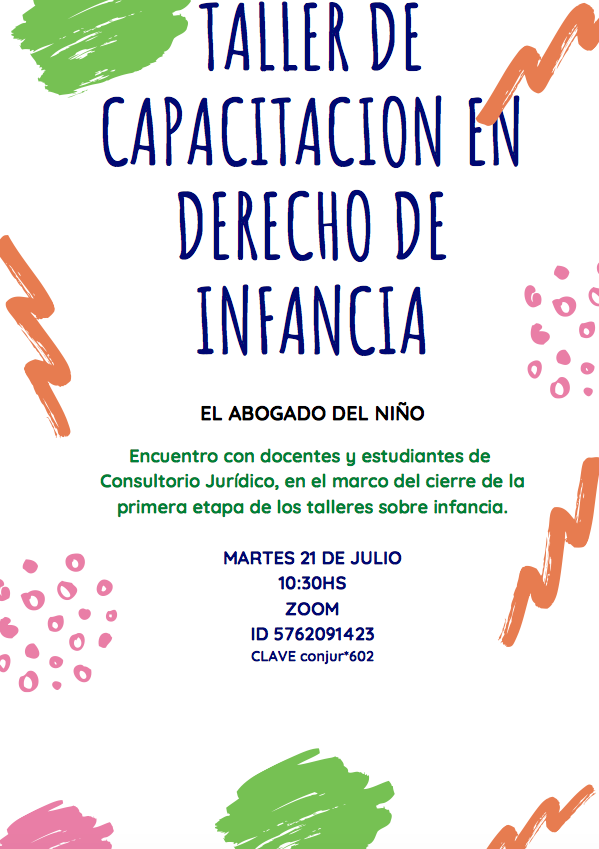 Taller de Capacitación en Derecho de Infancia