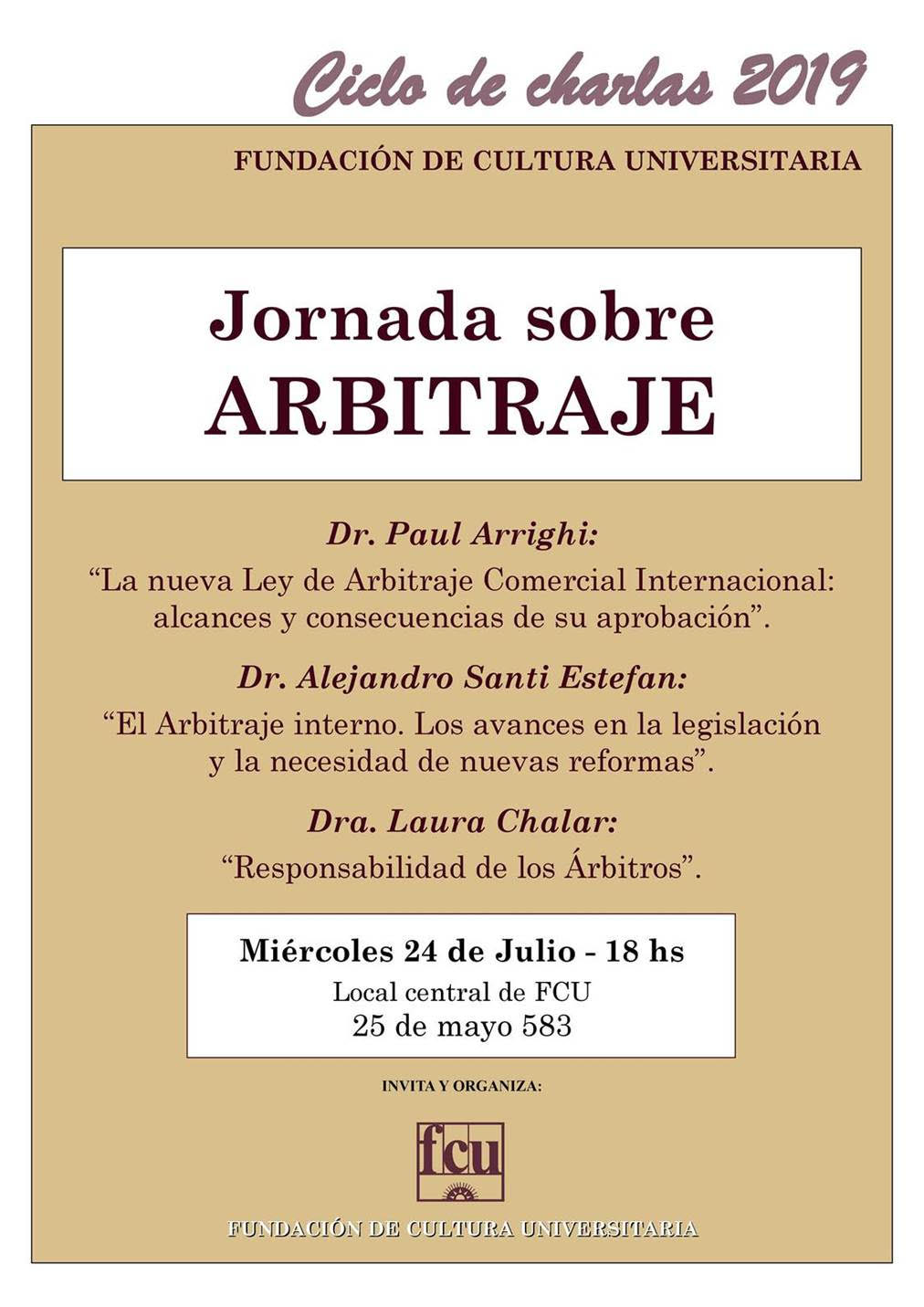 Jornada arbitraje