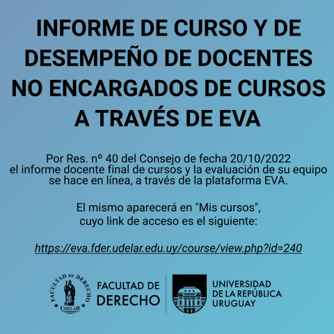 Informes docentes