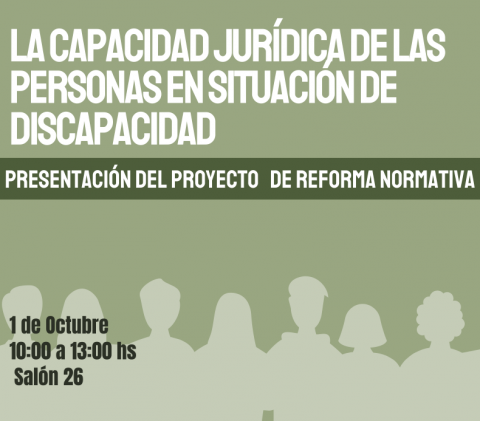 La capacidad jurídica de las personas en situación de discapacidad