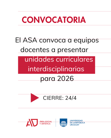 afiche de la convocatoria