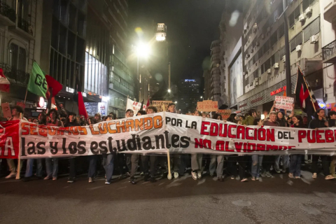 marcha de estudiantes