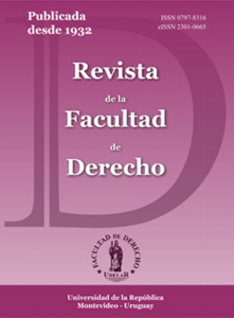 Carátula de la Revista de la Facultad de Derecho