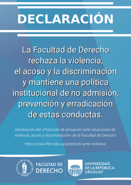 Protocolo de actuación ante situaciones de violencia, acoso y discriminación (FDER)