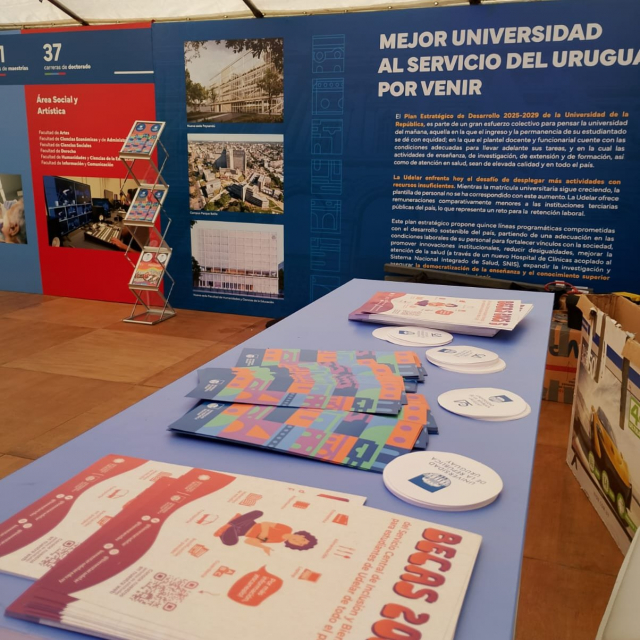 Estand de la Udelar